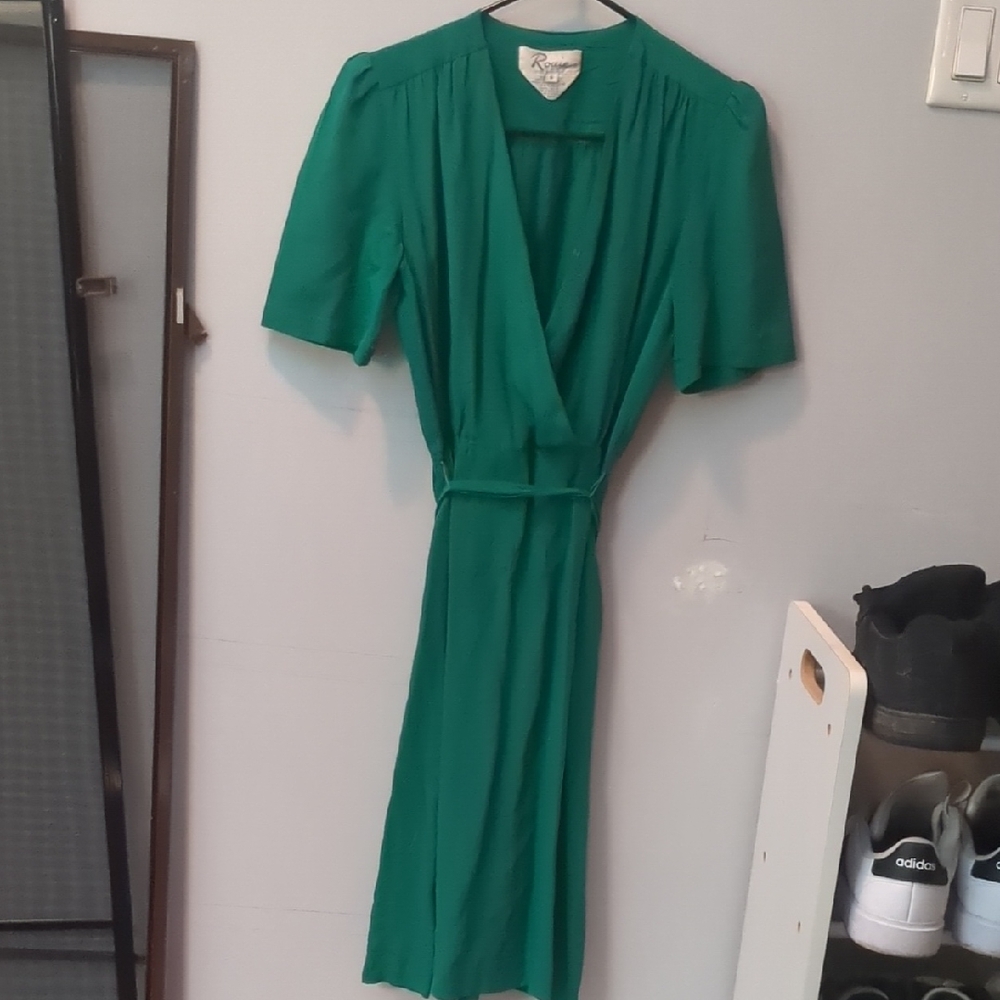 Romy Emerald Midi Dress